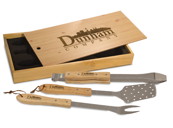 BBQ Gift Set in Pine Box