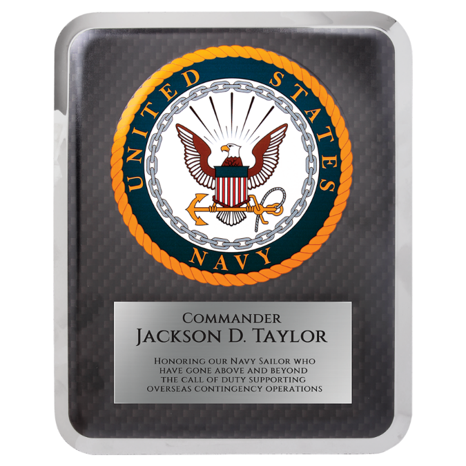 Navy Hero Plaque